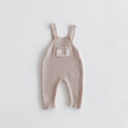 Cozy Knitted Overalls