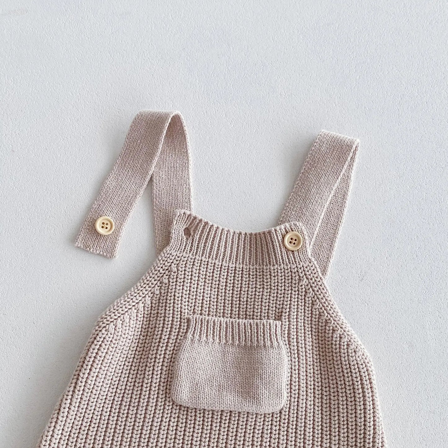 Cozy Knitted Overalls