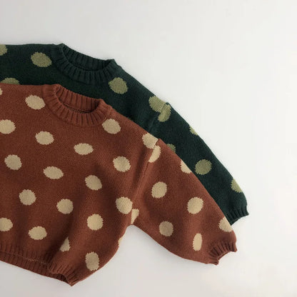 Vintage Polka Dot Sweater