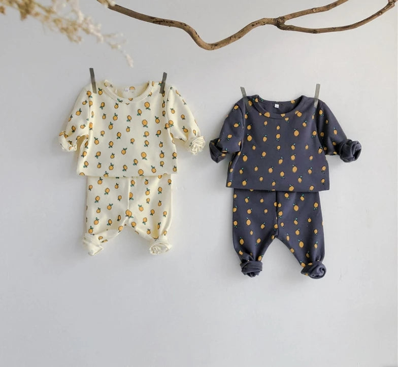 Soft Lemon Patterned Playsuit