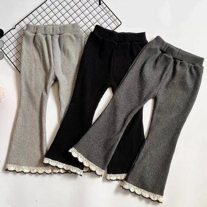 Cozy Ruffle Bottom Pants