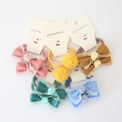 Bow Hair Bands 10 Pack