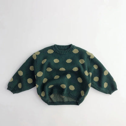 Vintage Polka Dot Sweater