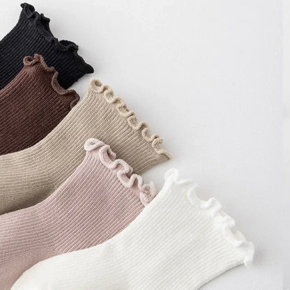 5 Pairs of Ruffle Socks