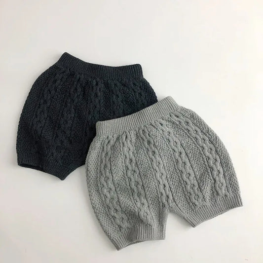 Diamond Knitted Bubble Shorts