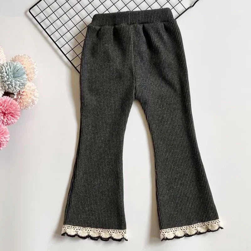 Cozy Ruffle Bottom Pants