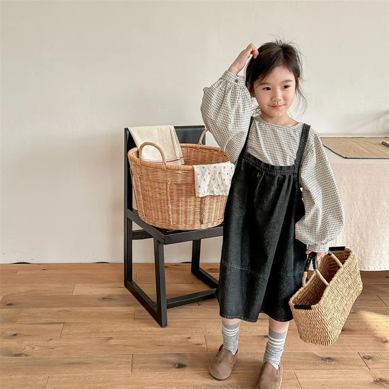 Sleeveless Casual Denim Dress