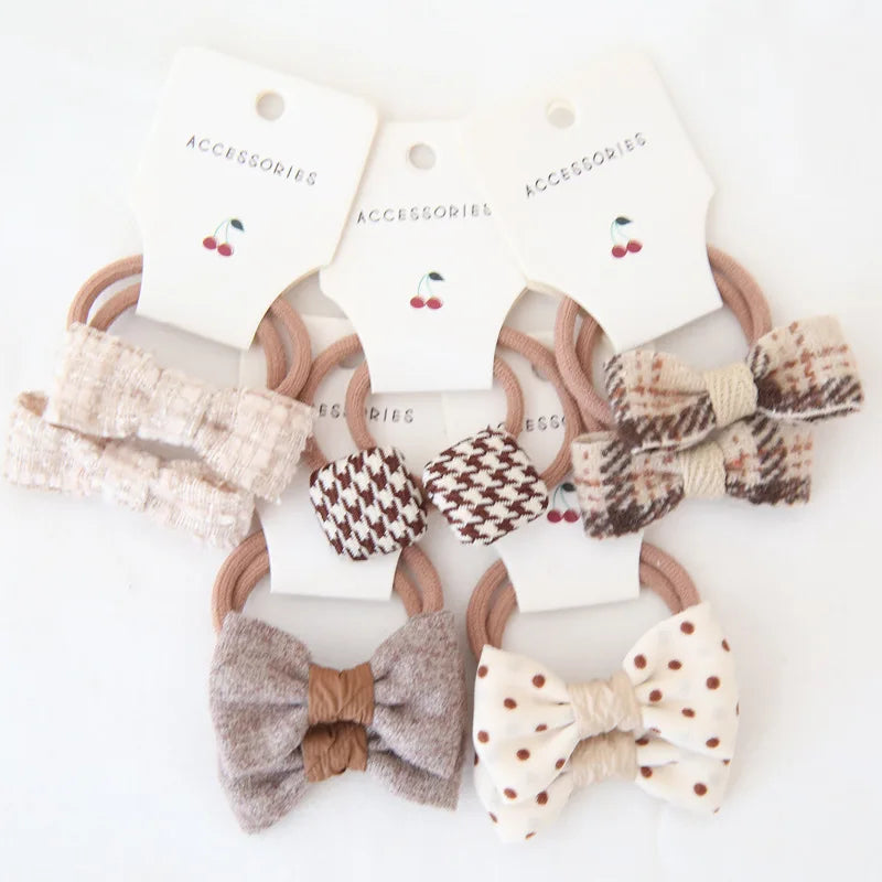 Bow Hair Bands 10 Pack